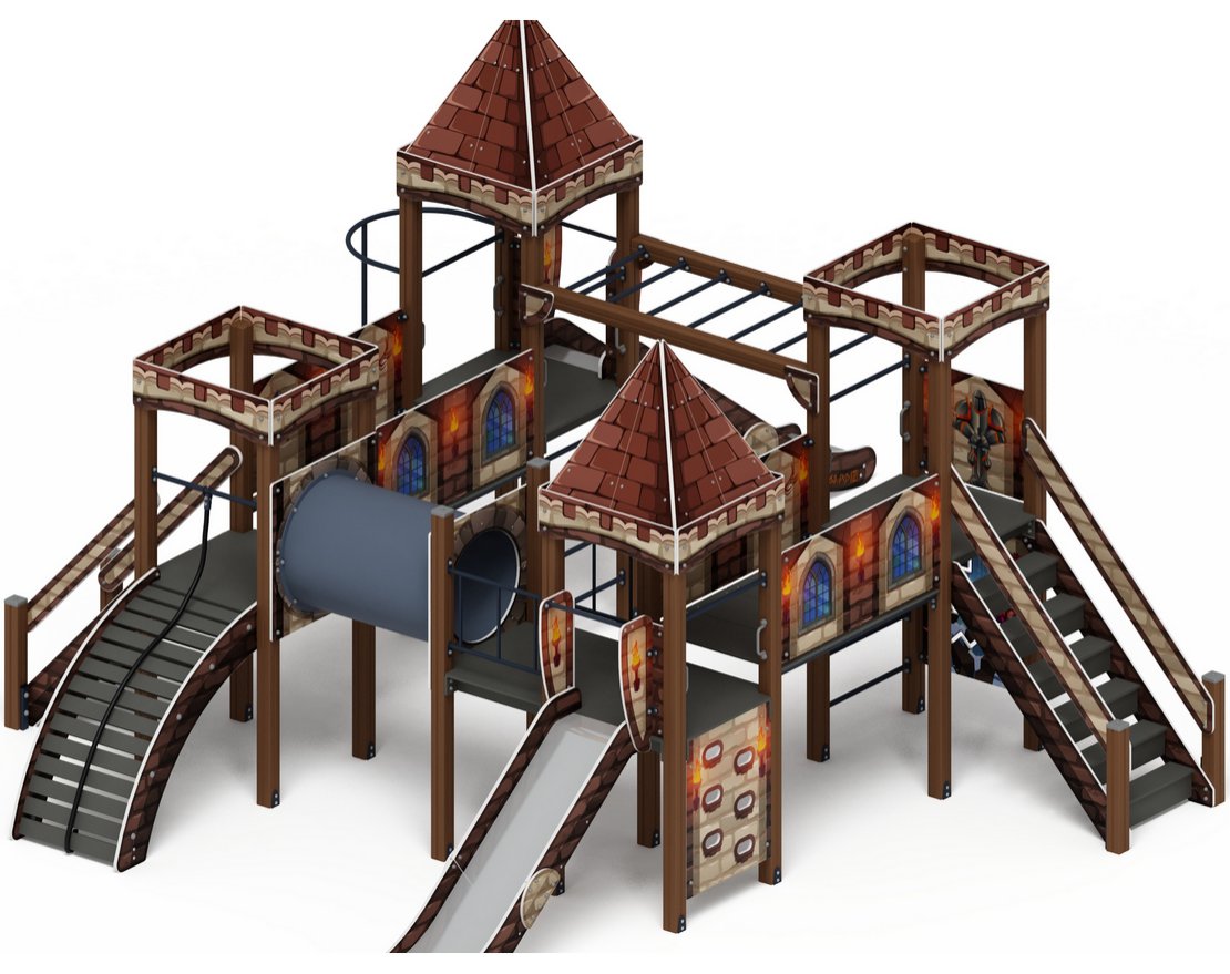 Детская игровая площадка Подземелье Камелот 3